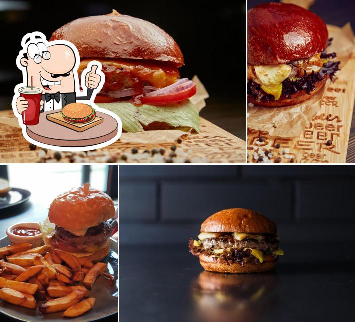 Закажите гамбургеры в "Аристокрафте/Vice Burgers"