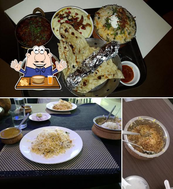 Meals at Hotel Sai Brundavan Grand Family Restaurant & Lodge