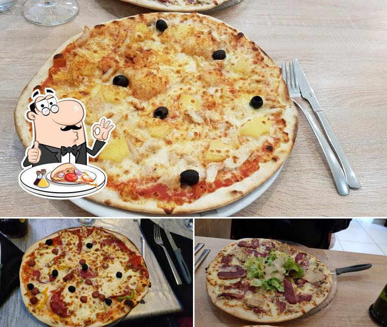 A Le Romélie - Restaurant et Pizzeria, vous pouvez déguster des pizzas