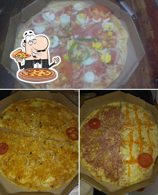 Consiga pizza no Pizza Caseira da Mira