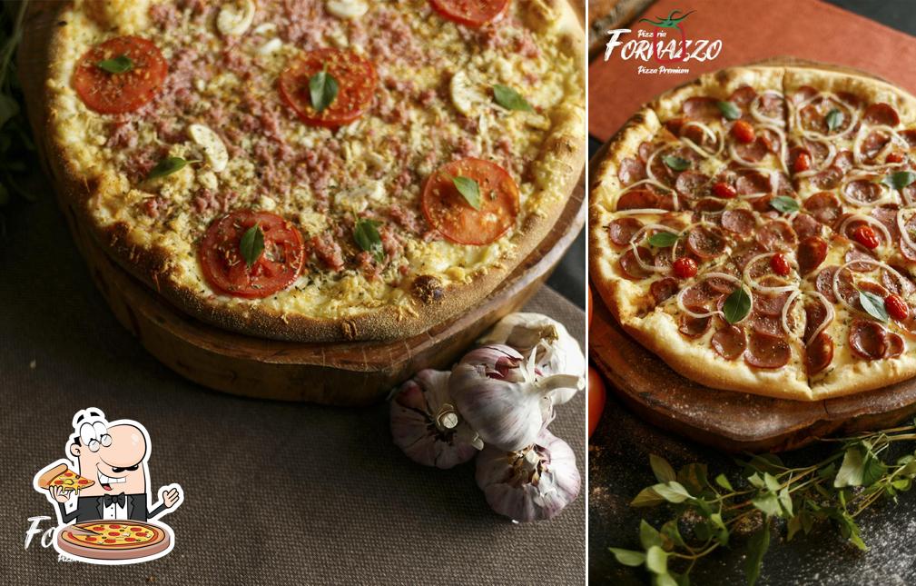 Escolha diversos tipos de pizza