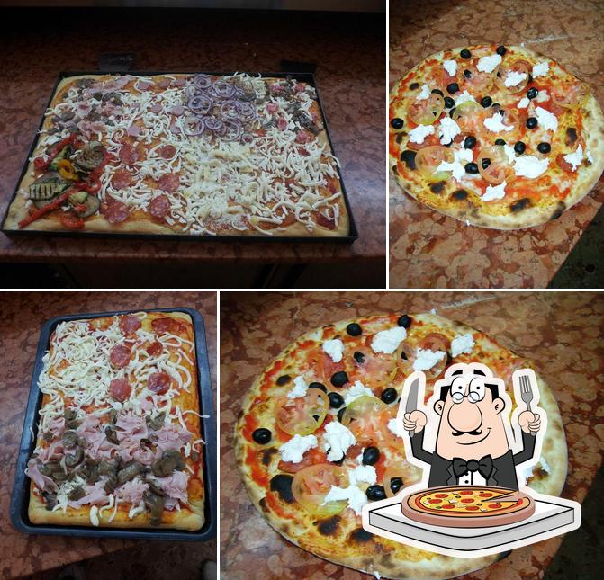 Prova una pizza a Pizzeria Asso Di Cuori Di Mafficini Marco