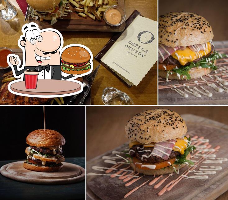 Prova un hamburger a Dežela Okusov - Top quality 100% gluten-free cuisine