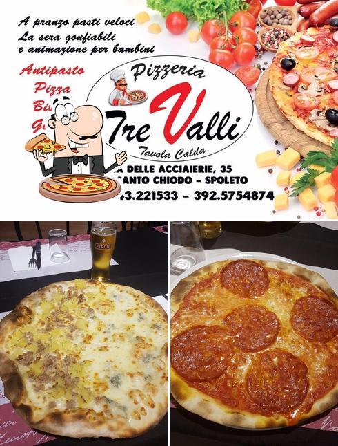 Prenditi una pizza a Pizzeria Tre Valli