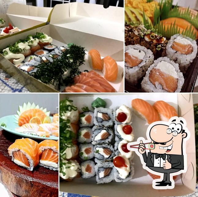 Experimente diversas opções de sushi