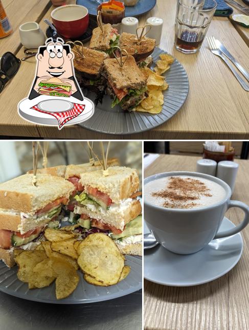 Club sandwich at Café Marada 39