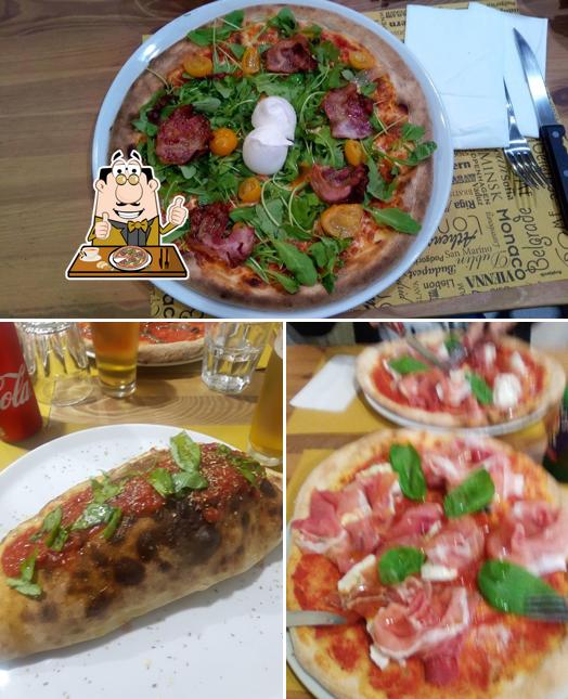 A Pizzeria All'Angolo, puoi goderti una bella pizza