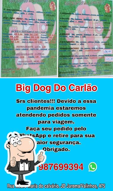 Look at the pic of Big Dog Do Carlão