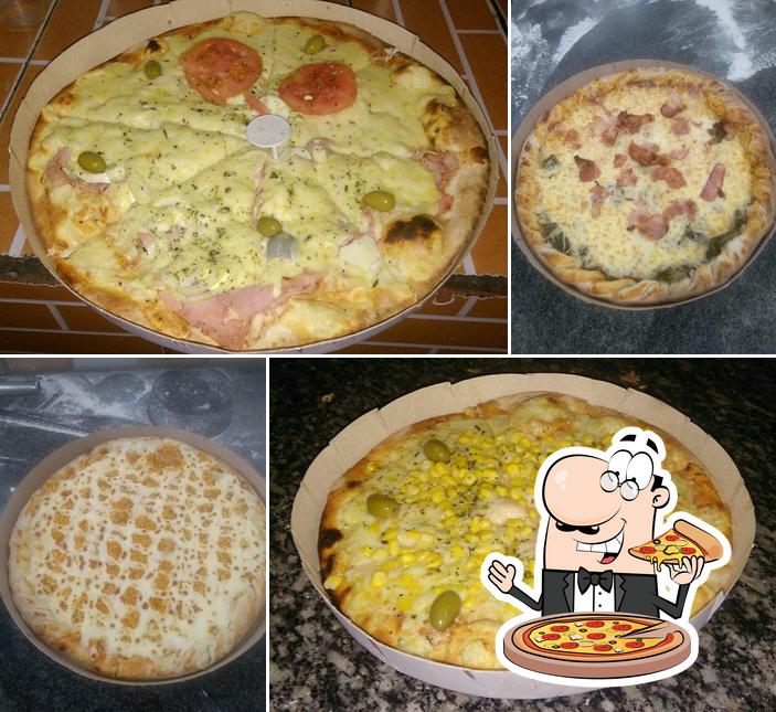 Experimente pizza no Pizzaria Fogarelly