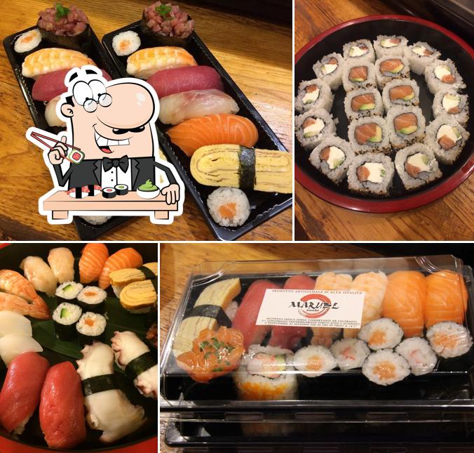 Ordina le diverse opzioni di sushi