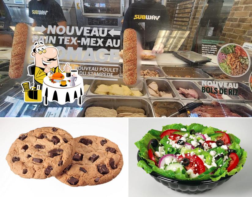 Nourriture à Subway