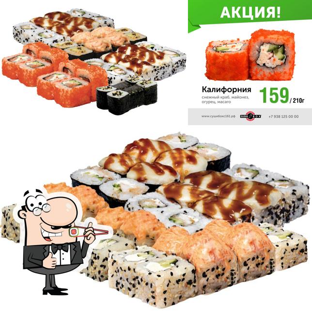 Prenez différentes options de sushi