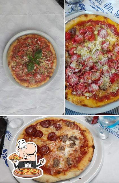 Elige una pizza en Pizzeria Da Salvo