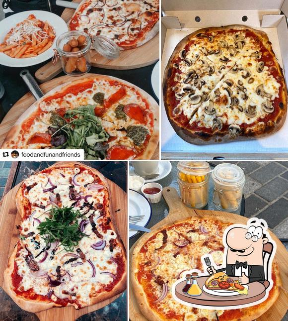 Get pizza at Noco pizza & prosecco