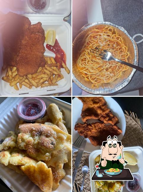 Poisson frites, spaghetti bolognaise et gyoza à Orion