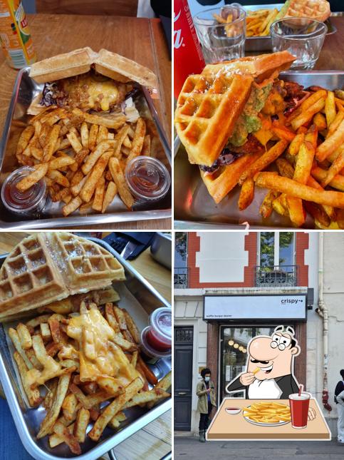 A Crispy Soul Brancion vous pouvez profiter des frites, des pommes frites