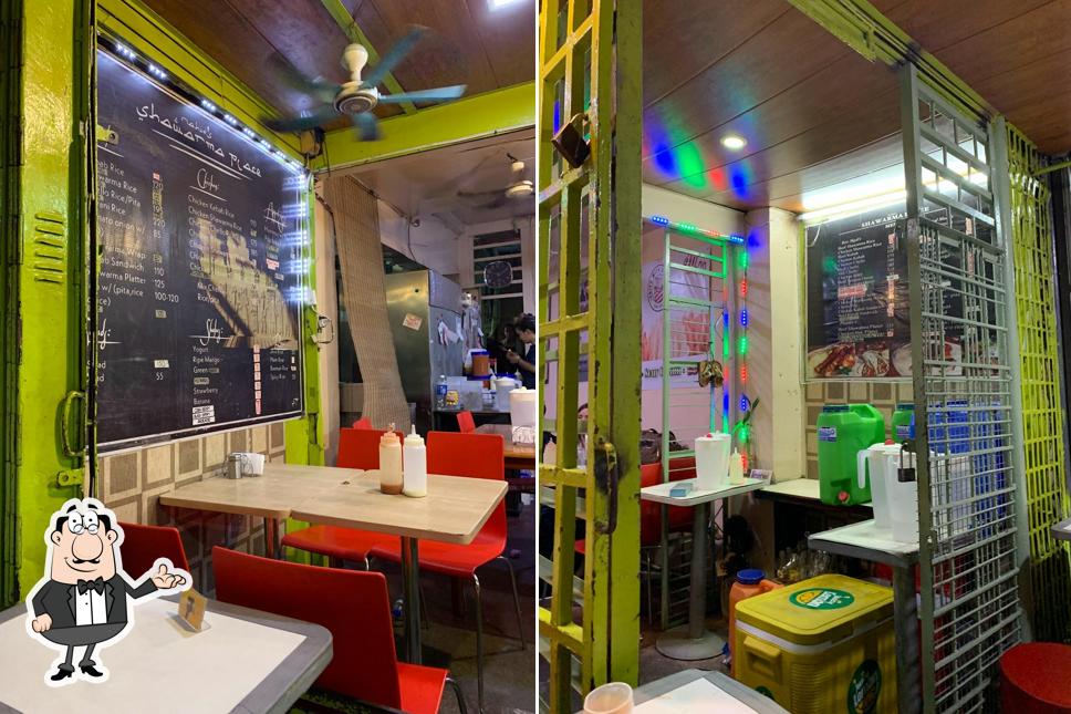 The interior of Nahid's Shawarma