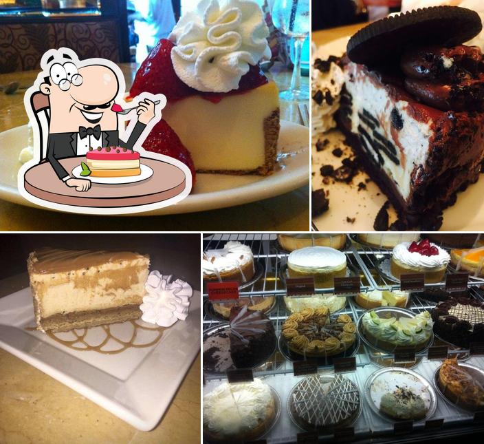 The Cheesecake Factory provides a selection of desserts