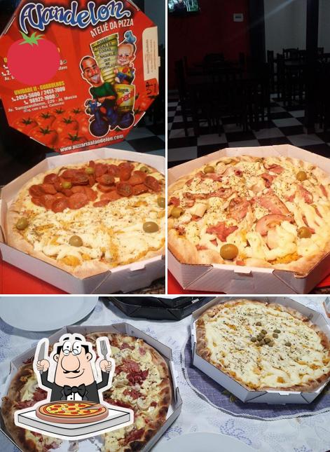 Consiga pizza no Pizzaria Alandelon II