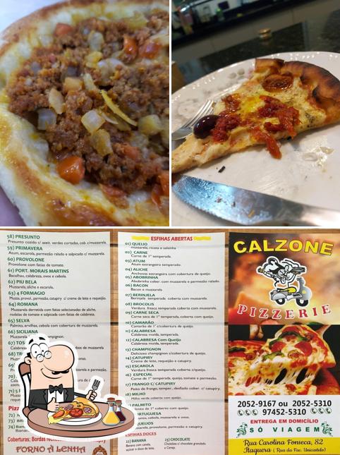 Consiga pizza no Calzone Pizzerie