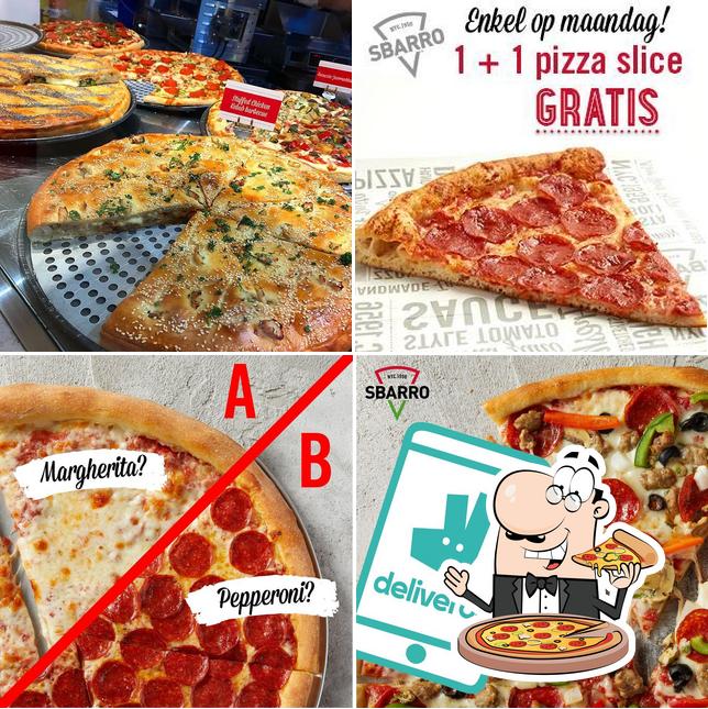 Commandez des pizzas à Sbarro