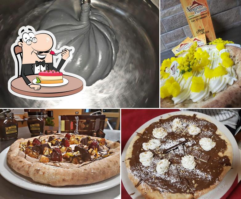 Pizzeria Vesuvio offre un'ampia varietà di dessert