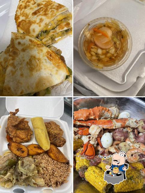 Comida en Bodeau’s Haitian Seafood Soulfood Cuisine