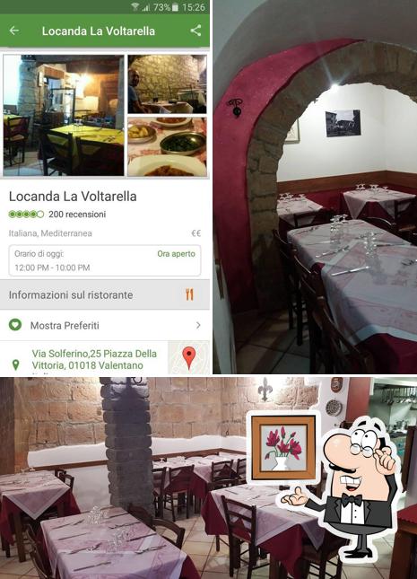 Gli interni di Locanda La Voltarella