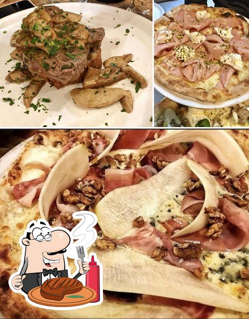 Prueba un plato con carne en Osteria&PizzeriaDaiPazzi
