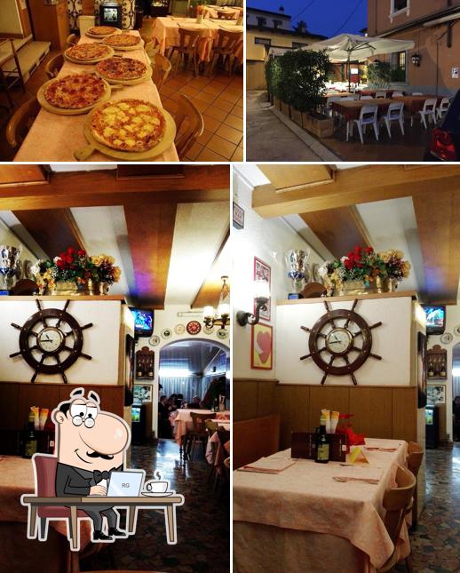 Gli interni di Pizzeria Ca' Trentina