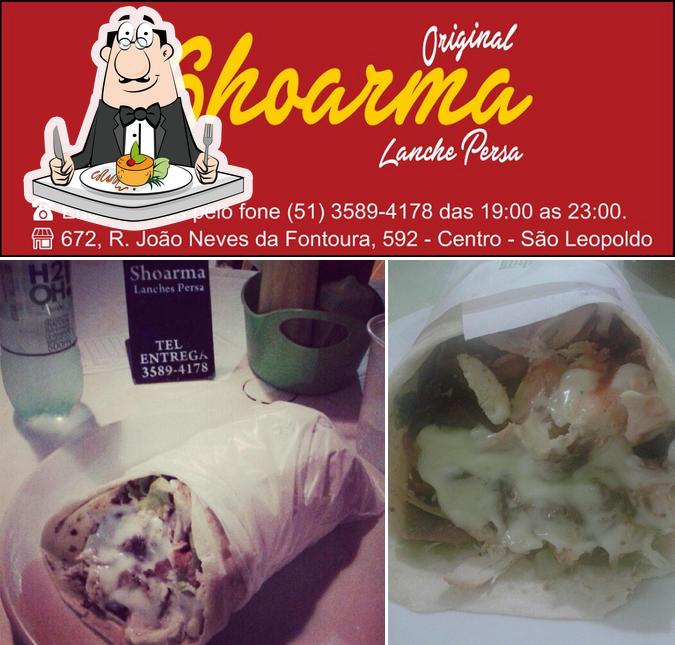 Comida em Shoarma