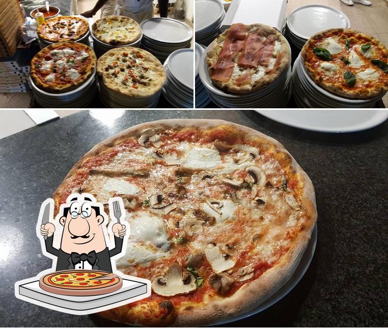 A Sardo's Ristorante Pizza & Brace, puoi provare una bella pizza