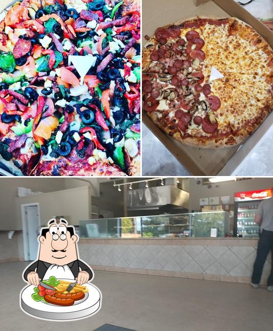 Mira las imágenes que muestran comida y interior en Victoria's Pizza
