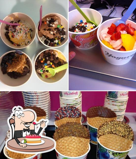 Yogurty's Frozen Yogurt and Bubble Tea serves a range of desserts