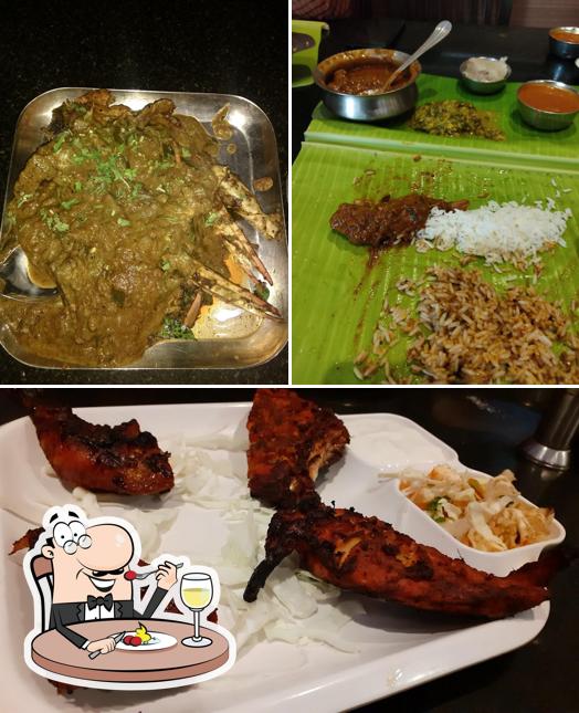 Meals at Anjappar Chettinad Restaurant