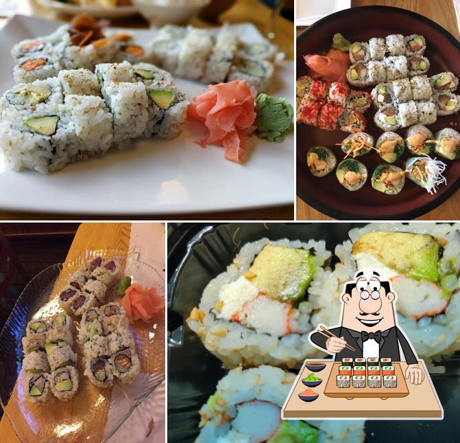 В "Hana" вы можете попробовать суши
