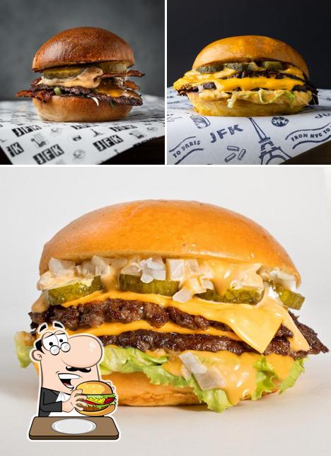 Hamburger à JFK Burger
