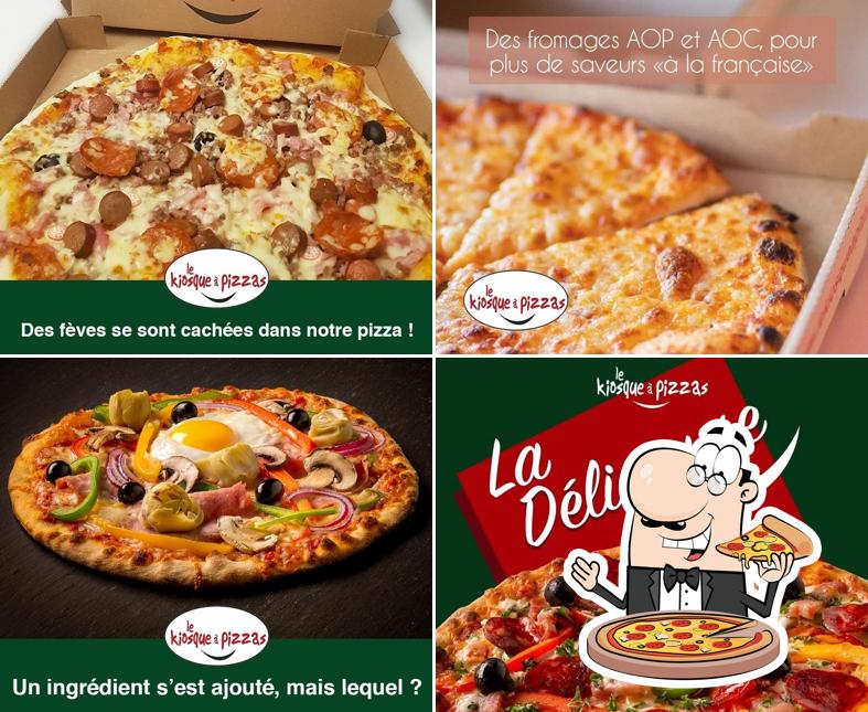 Prenez des pizzas à Le kiosque à pizzas Montmirail