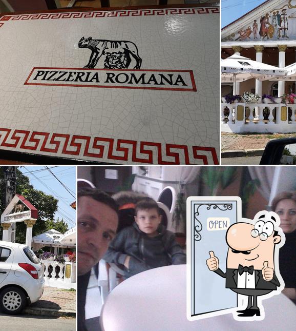 Here's a pic of Pizzeria Romană