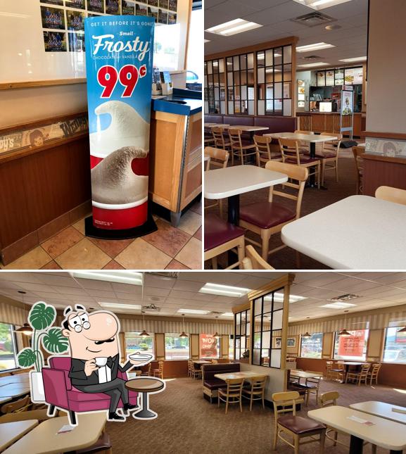 L'intérieur de Wendy's