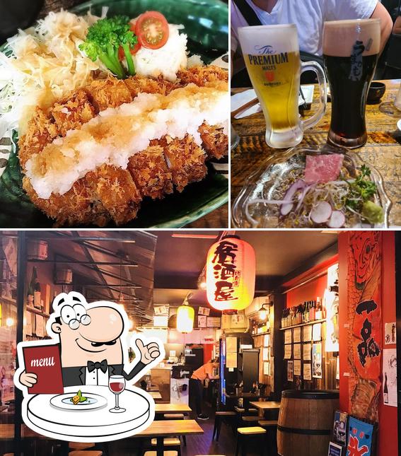 The photo of food and beer at Izakaya UMAKAMON