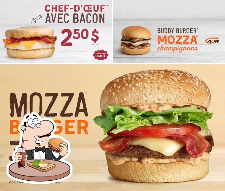 Faites-vous plaisir avec un hamburger à A&W Canada