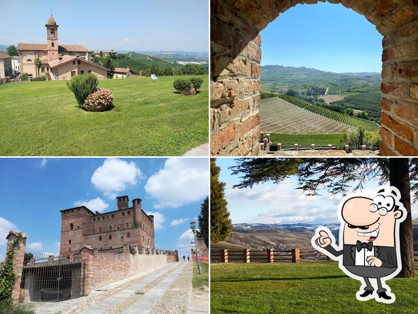 L'area esterna è una caratteristica importante di Castello di Grinzane Cavour