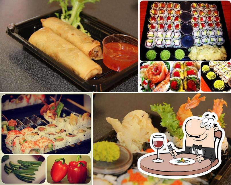 Еда в "Kami Sushi"