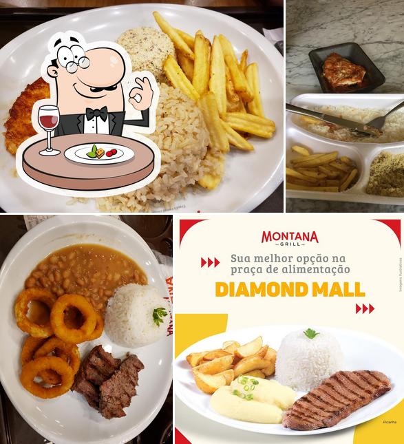 Comida em Montana Grill