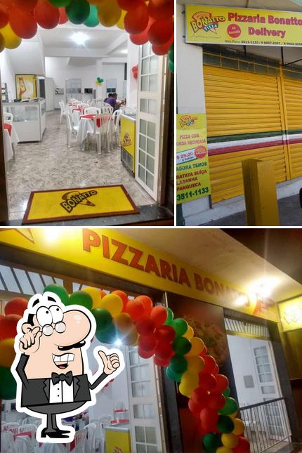 O interior do Pizzaria Bonatto Delivery