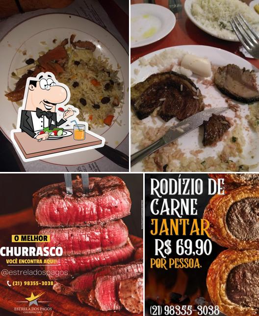 Comida em Churrascaria Estrela dos Pagos