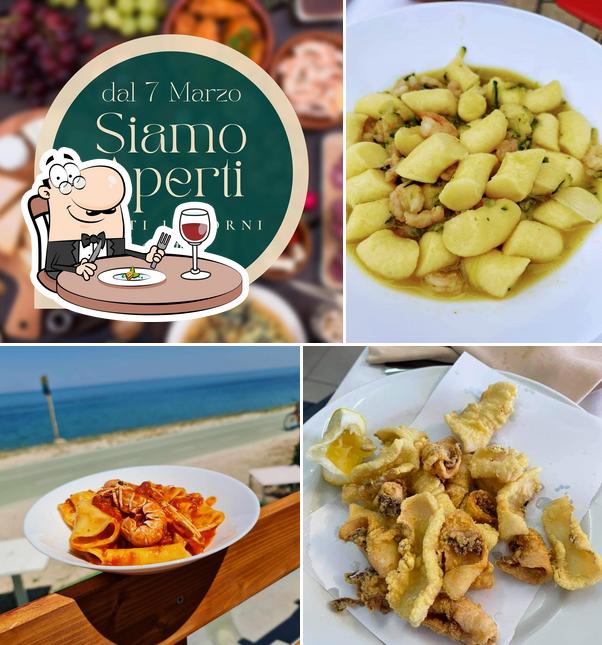 Platti al Trattoria di mare Il Frantoio