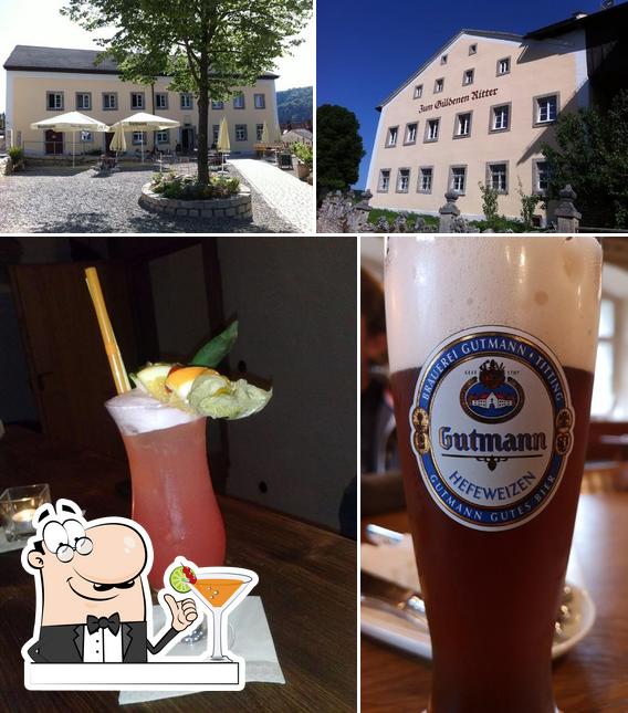 Estas son las fotos que hay de bebida y exterior en Zum Güldenen Ritter