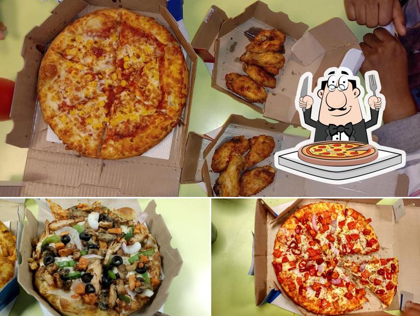 Order pizza at Domino's Pizza